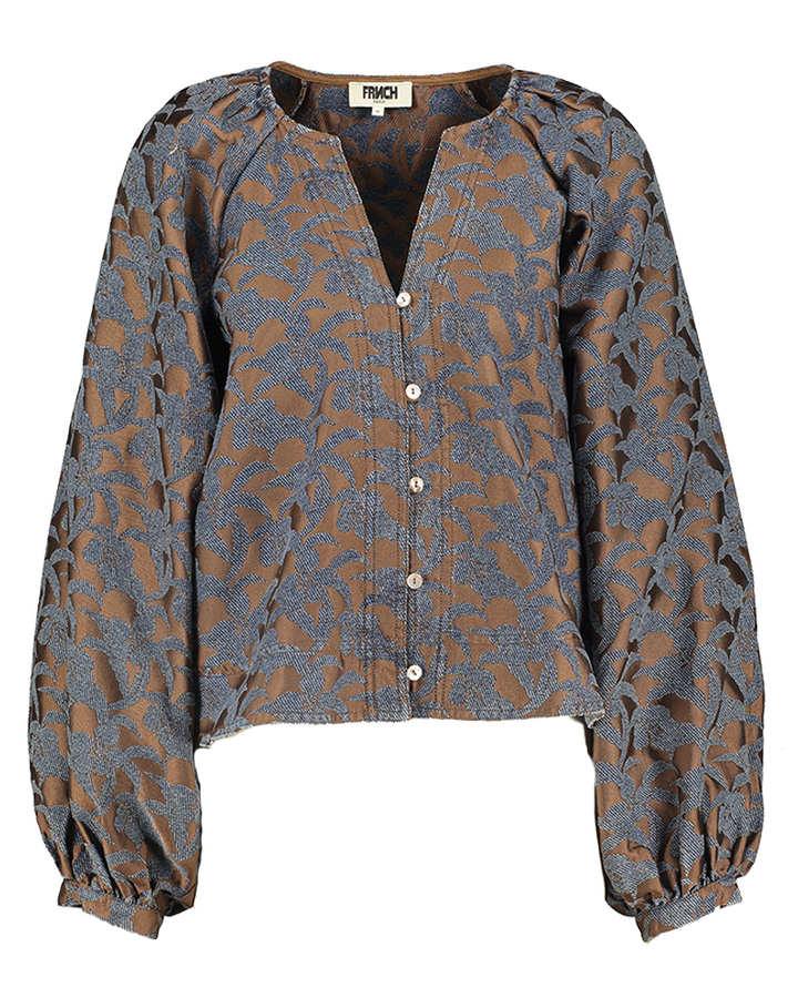 Bloes met bruine print Boldo FRNCH