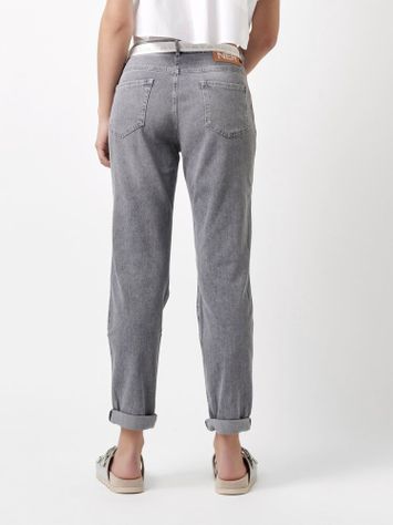 Licht grijze mid waist jeans Masha Girlfriend Rosner 
