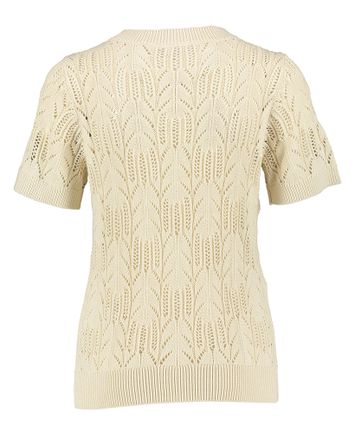 Beige gehaakte trui Vicotti Vila