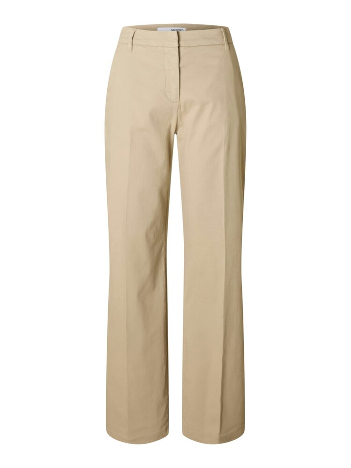 Beige geklede broek Selected 