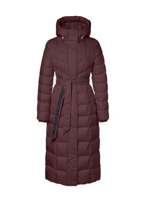 Bordeaux pufferjas Valentina Beaumont