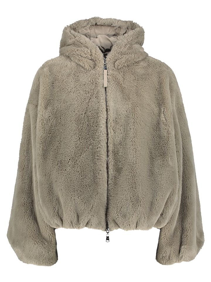 Fluffy beige winterjas Max Beaumont 
