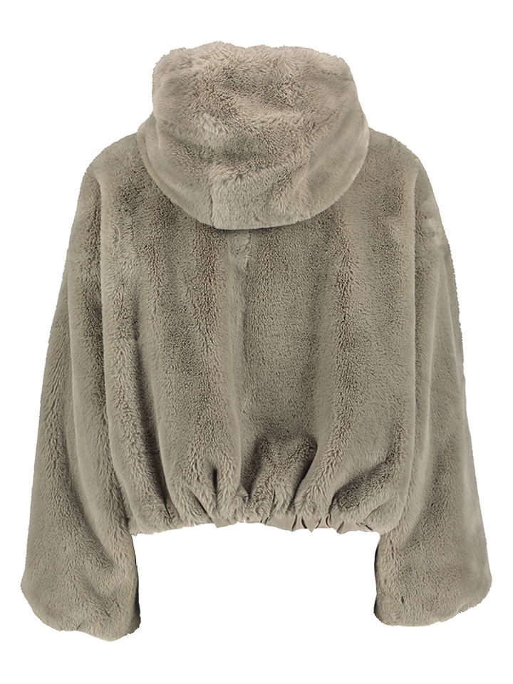 Fluffy beige winterjas Max Beaumont 
