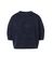 Blauwe pull met ronde hals en driekwart mouwen Pennelope Beaumont 
