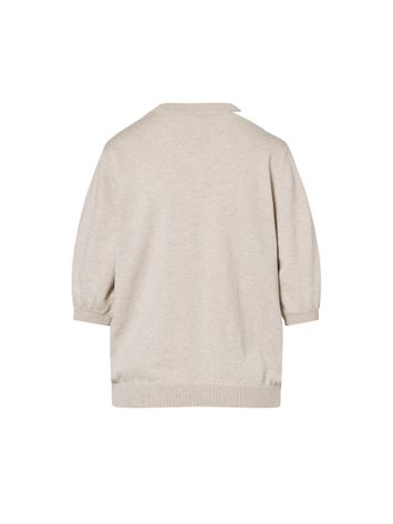 Ecrukleurige pull met detail aan de hals Celine Beaumont