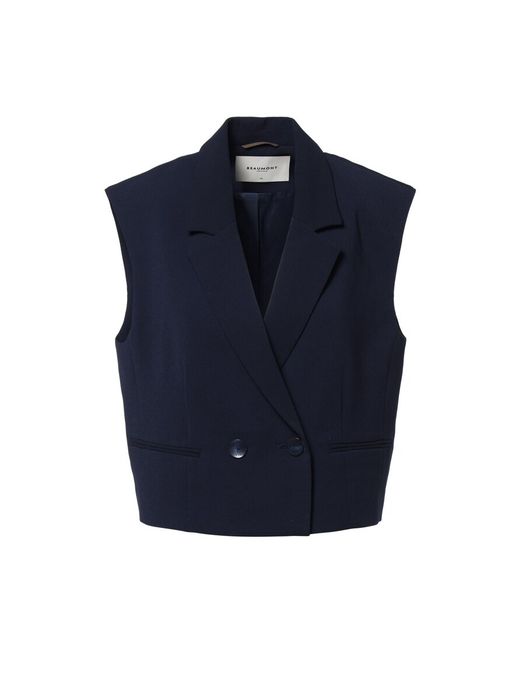Blauwe korte blazer Abis Beaumont