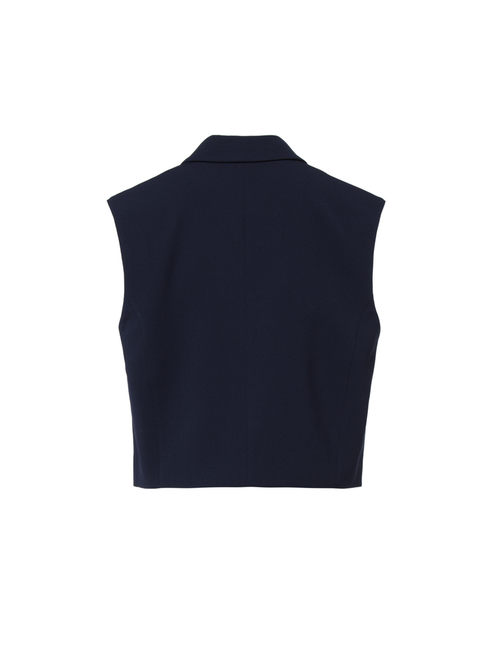 Blauwe korte blazer Abis Beaumont