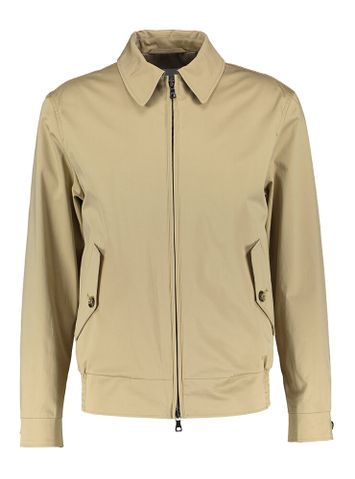 Beige jas met rits Genua Lodenfrey