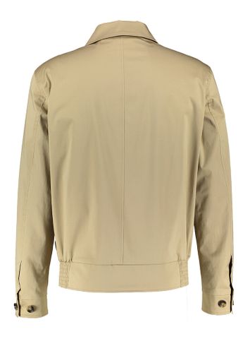 Beige jas met rits Genua Lodenfrey