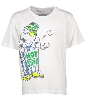 Witte t-shirt met kort mouwen Billieblush