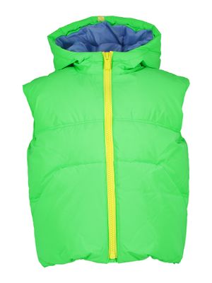Fluogroene padded bodywarmer met kap Billieblush
