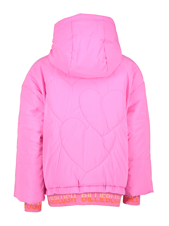 Fluo roze puffer jacket Billieblush