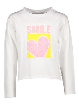 Witte t-shirt met hartje Billieblush