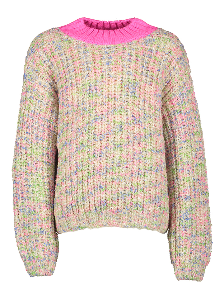 Multicolor gebreide trui Billieblush
