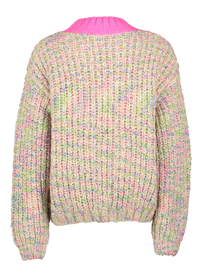 Multicolor gebreide trui Billieblush