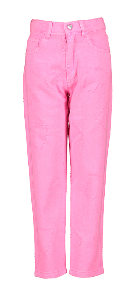 Roze jeans met hartjes BillieBlush