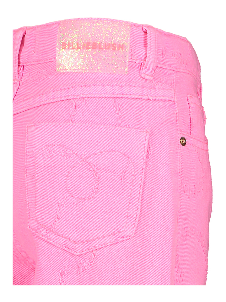 Roze jeans met hartjes BillieBlush