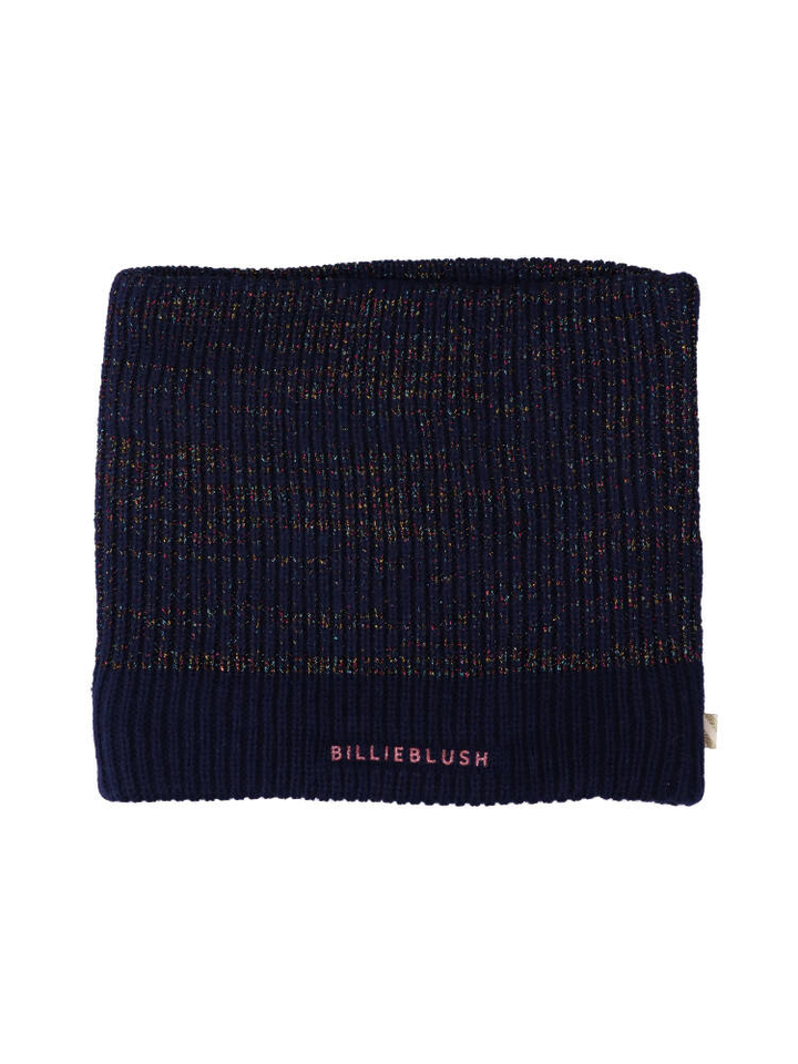 Donkerblauwe glinsterende colsjaal Billieblush