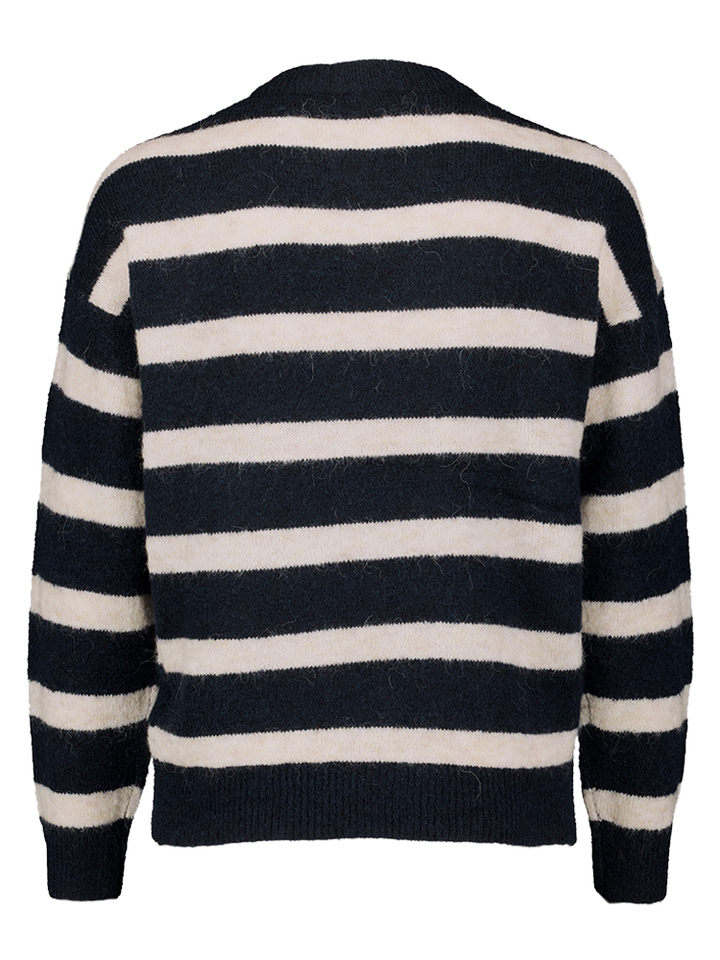 Blauw ecru gestreepte trui Festina Msch Copenhagen 