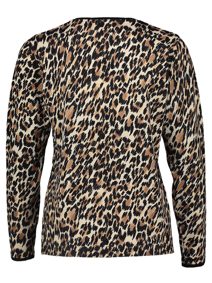 trui met dierenprint Leo & Ugo 