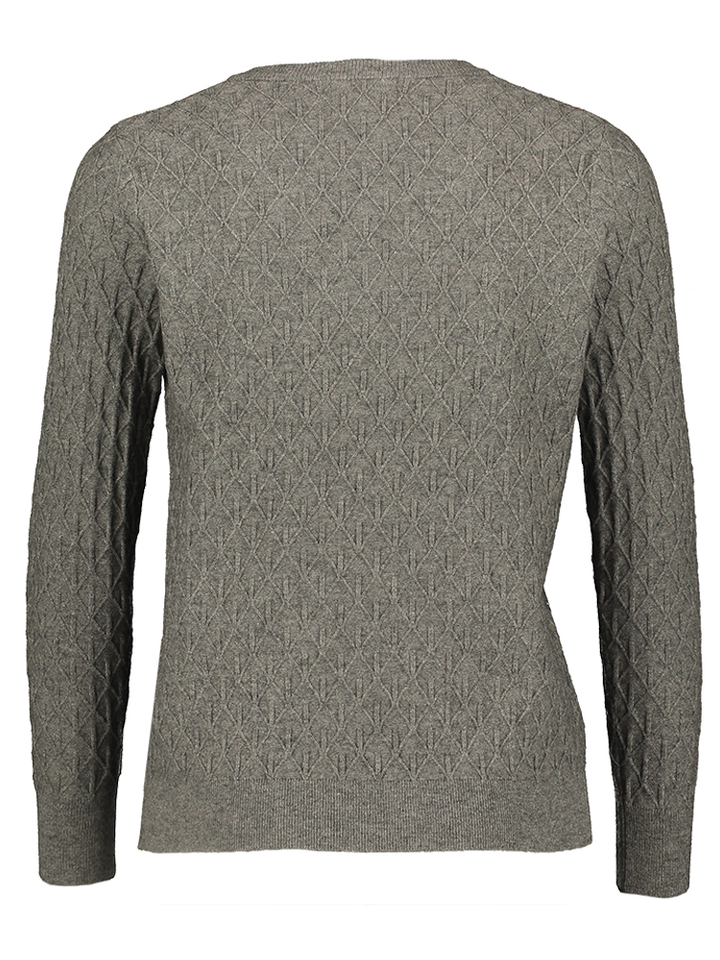 Grijze trui met glitter detail Leo & Ugo 