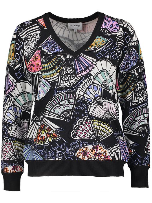 Trui met print Leo & Ugo