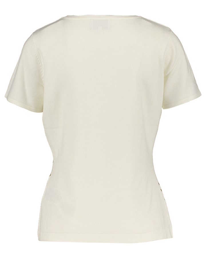 Witte gilet met bijpassende top Awt Leo & Ugo