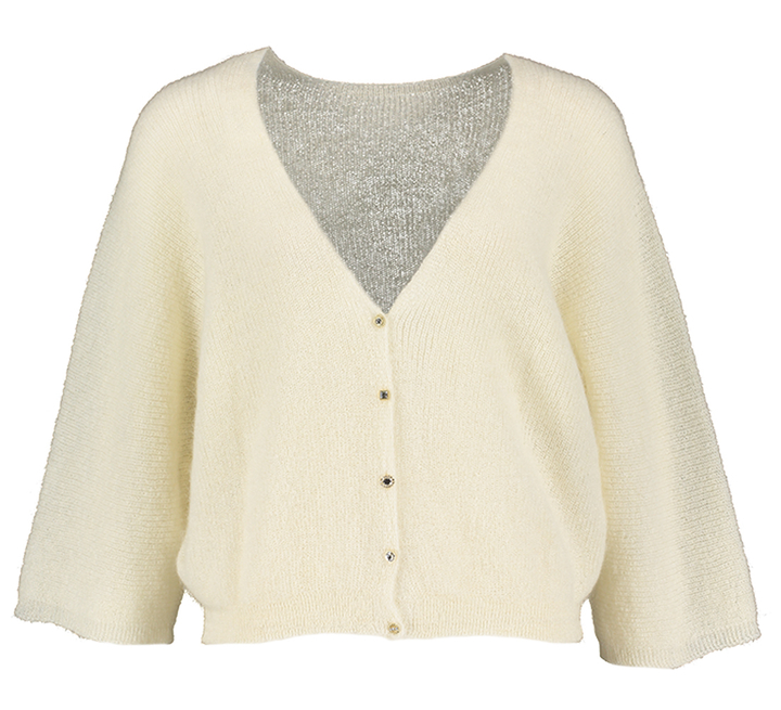 Ecru gilet Isaac BA&SH