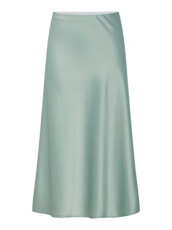 Groene glanzende rok met elastiek Yaspella Y.A.S