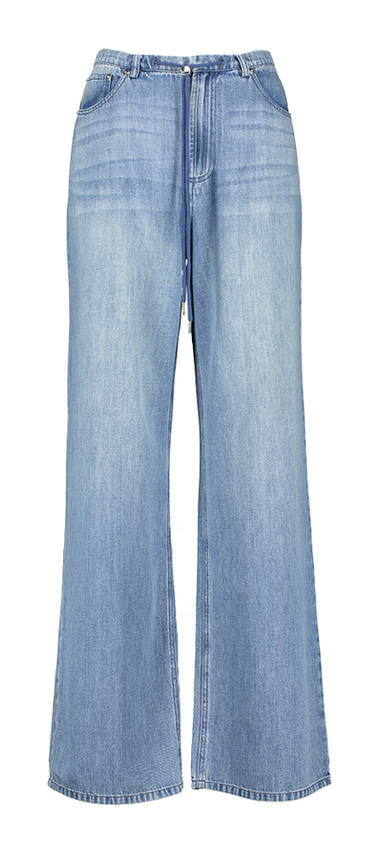 Lichtblauwe straight fit jeans Normandie Rails
