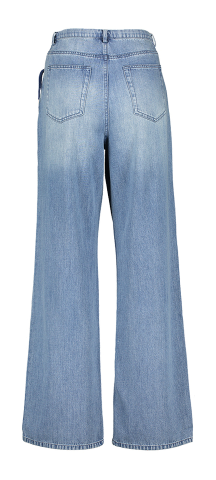 Lichtblauwe straight fit jeans Normandie Rails