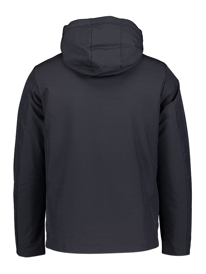 Blauwe jas met kap en rits Shikoku People of Shibuya