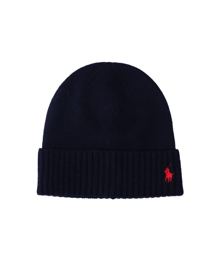 Donkerblauwe muts Ralph Lauren 