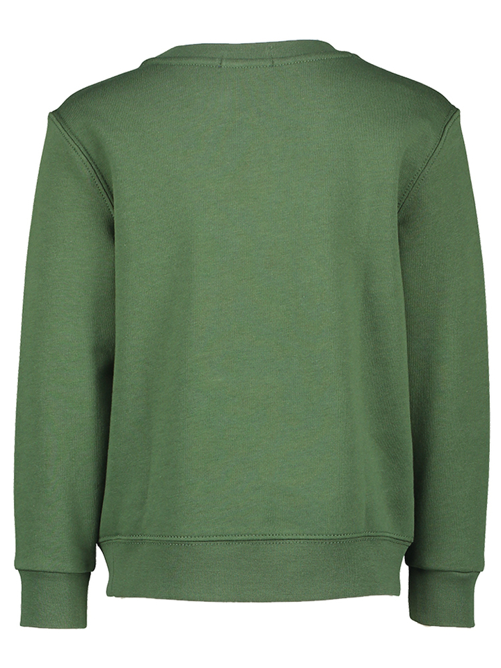 Donkergroene pull met opdruk Ralph Lauren 