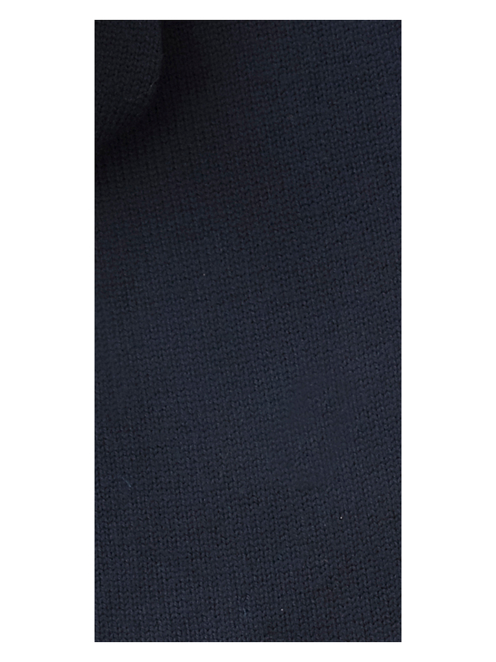 Donkerblauwe sjaal met logo Ralph Lauren