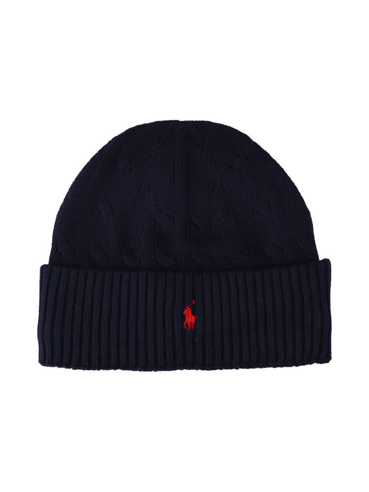 Donkerblauwe muts Ralph Lauren 