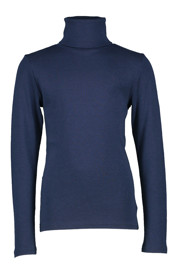 Blauwe t-shirt met rolkraag Ralph Lauren