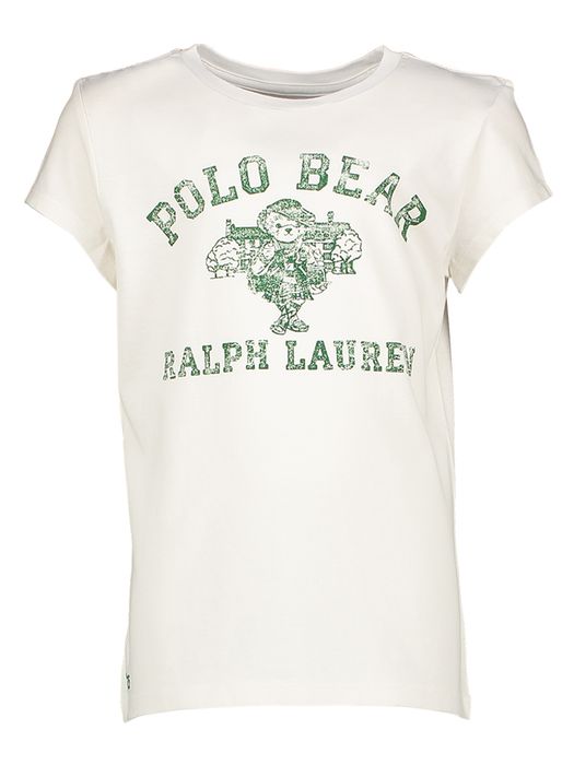 Witte t-shirt met beer Ralph Lauren
