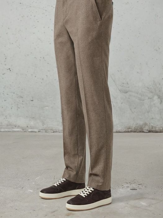 Bruinkleurige lage sneakers Nice low Philippe Model