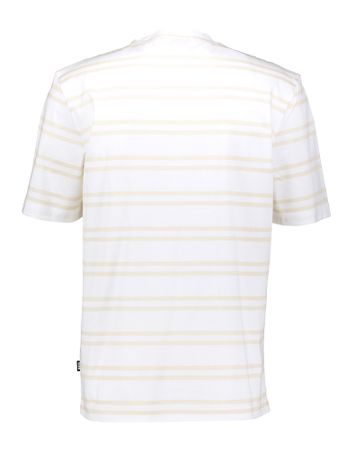 Natural gestreepte t-shirt met korte mouwen Hugo Boss