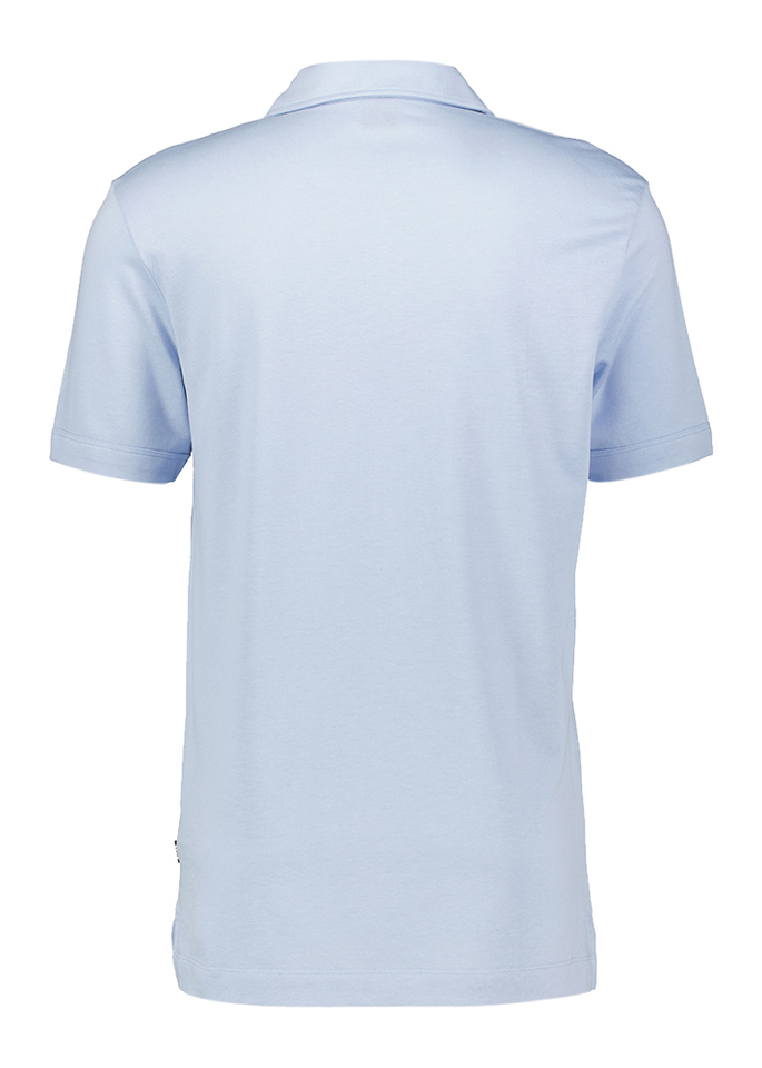 Licht pastel blauwe polo Hugo Boss 