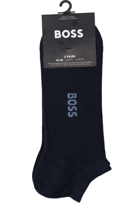 Dark blue korte kousen 2-pack Hugo Boss