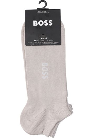 Light beige korte kousen 2-pack Hugo Boss