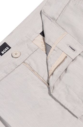 Licht beige short tapered fit  Hugo Boss