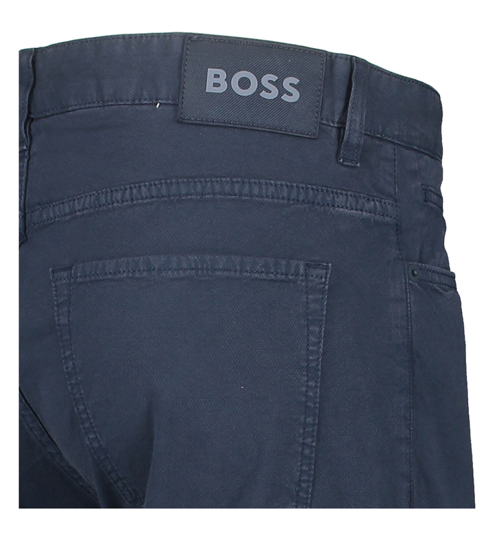 Geklede donkerblauwe broek Delawar Boss