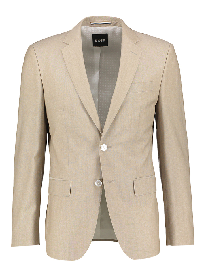 2-delig beige kostuum Hugo Boss