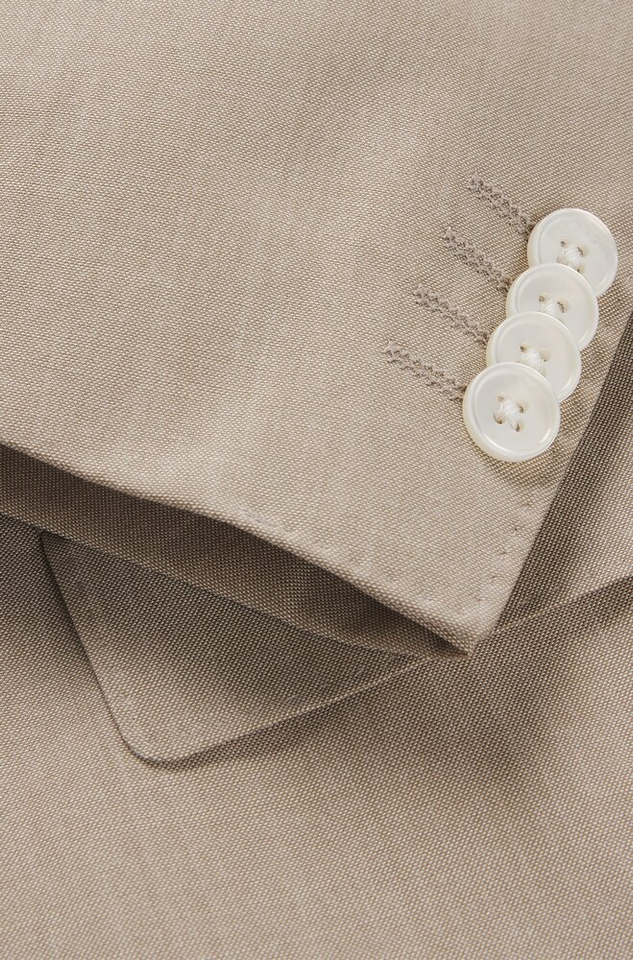 2-delig beige kostuum Hugo Boss