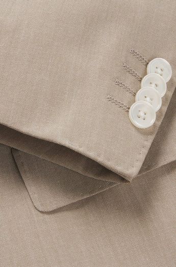 2-delig beige kostuum Hugo Boss 