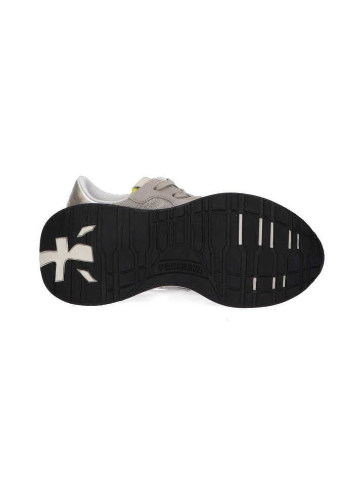 Lichtgrijze lage sneakers Lauryn Premiata
