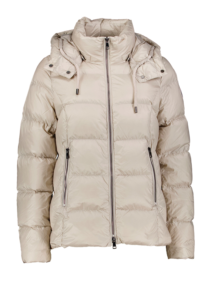 Parelmoerkleurige padded jas met kap Winnipeg Reset